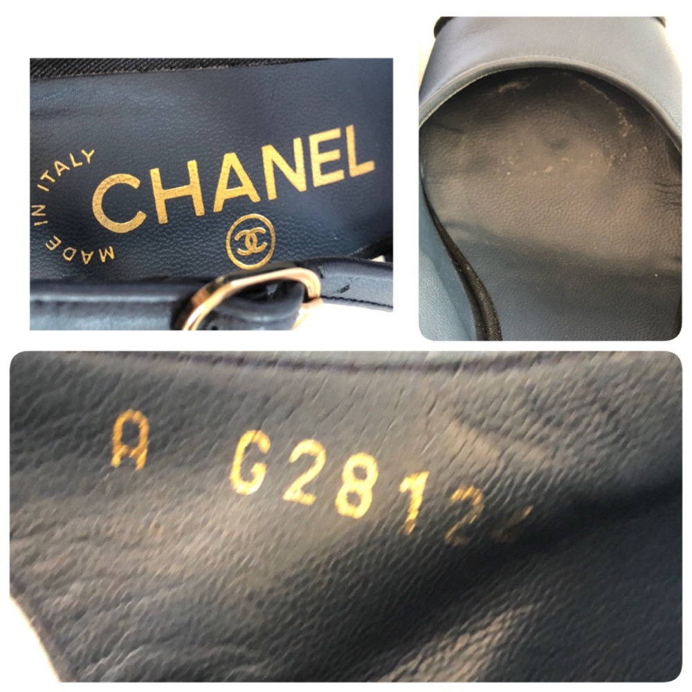 CHANEL Cap Toe Platform Slingback - Picture 5 of 8